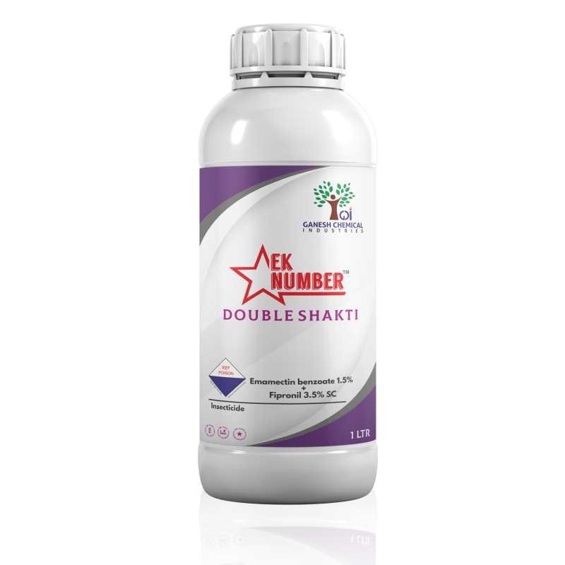 EK NUMBER DOUBLE SHAKTI Emamectic Benzoate 1.5% + Fipronil 3.5% SC