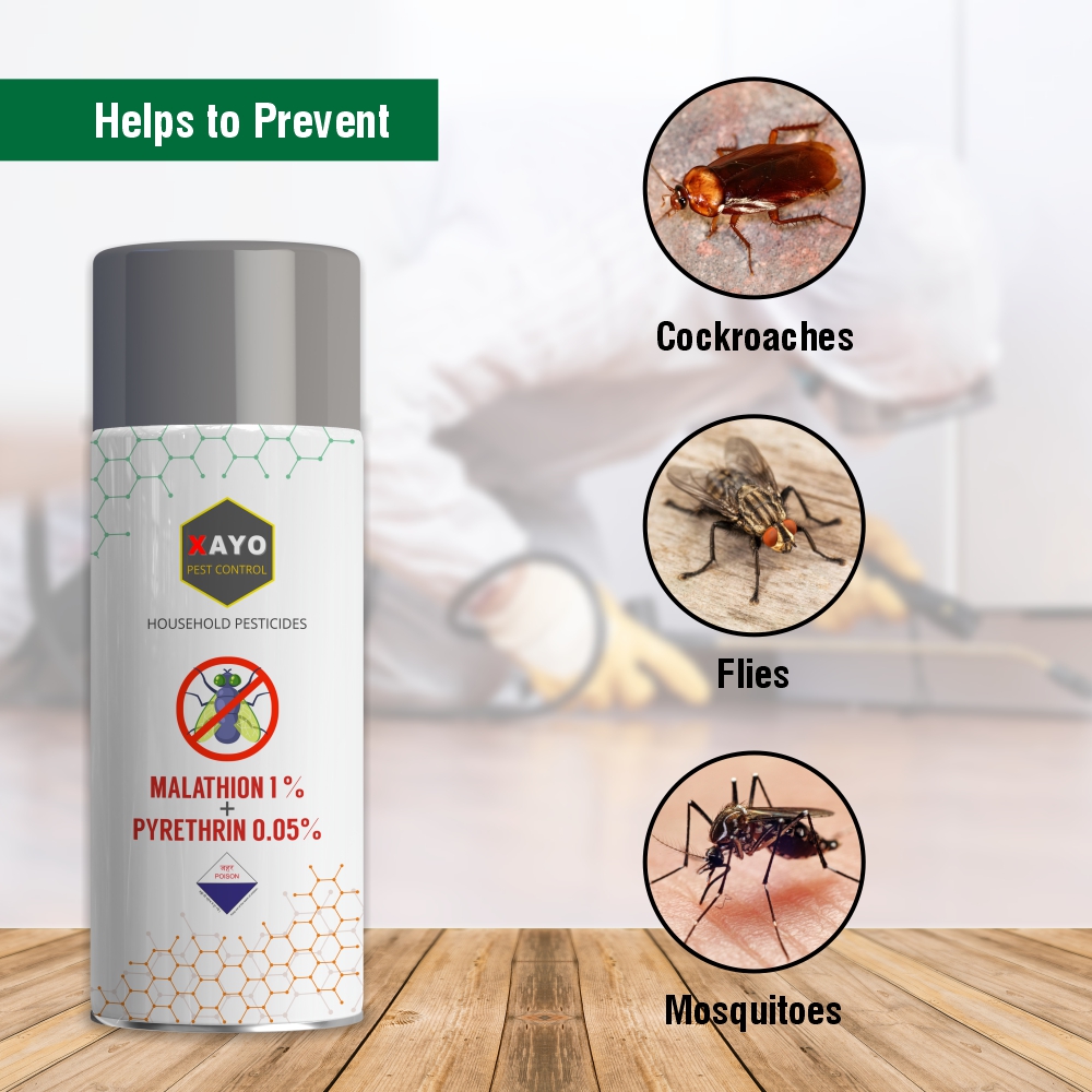 XAYO HOUSEFLY CONTROL Malathion 1% + Pyrethrin 0.05% 1 ltr.